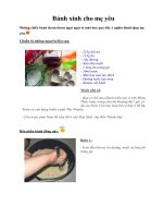 Tài liệu Bánh xinh cho mẹ yêu ppt
