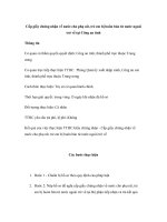 Tài liệu Cấp giấy chứng nhận về nước cho phụ nữ, trẻ em bị buôn bán từ nước ngoài trở về pptx