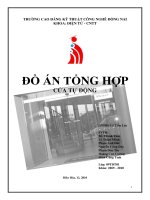 ĐỒ án TỔNG hợp cửa tự ĐỘNG 
