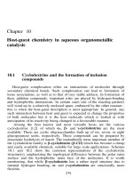Tài liệu Chapter 10: Host-guest chemistry in aqueous organometallic catalysis pdf