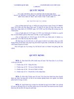 Tài liệu Quyết định số 149/2001/QĐ- BTC của Bộ Tài chính pdf