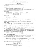 Bài giảng De thu suc truoc ky thi TSDH