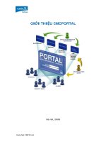 Tài liệu TỔNG QUAN VỀ PORTAL doc
