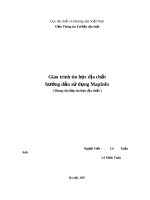 Tài liệu Giáo trình tin học địa chất hướng dẫn sử dụng MapInfo pptx