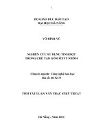 Nghiên cứu sử dụng tinh bột trong chế tạo gốm ôxyt nhôm 