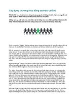 Tài liệu Xây dựng thương hiệu bằng scandal- phần2 docx