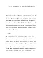 Tài liệu LUYỆN ĐỌC TIẾNG ANH QUA TÁC PHẨM VĂN HỌC-THE ADVENTURES OF HUCKLEBERRY FINN CHAPTER 2 pptx