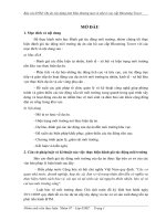 Báo cáo ĐTM dự án xây dựng mới khu thương mại và nhà ở cao cấp blooming tower 