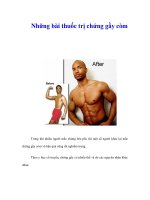 Tài liệu Những bài thuốc trị chứng gầy còm pdf