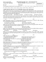 Bài giảng thi thu dai hoc lan 1