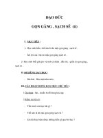 Tài liệu GỌN GÀNG , SẠCH SẼ (tt) docx