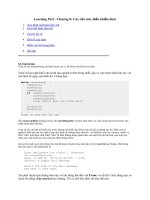 Tài liệu Ngôn ngữ Perl-Chương 09-Cấu trúc điều khiển khác doc