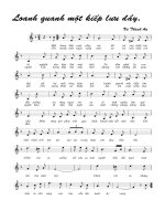 Tài liệu Bài hát loanh quanh một kiếp lưu đày - Vũ Thành An (lời bài hát có nốt) pdf