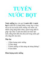 Tài liệu Tự nhiên,sinh học,Dịch nhờn,Amylaza,Lưỡi doc