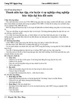 Bài soạn Giáo án NGLL khối 10