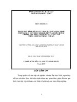 Phát huy tính tích cực học tập của học sinh thông qua dạy học giải quyết vấn đề chương động lực học chất điểm vật lí 10 theo chương trình chuẩn 