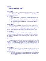 Bài giảng DE DU BI 01 ( 2003)