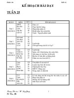 Bài giảng GIAO AN TUAN 25 - LOP 4 CKTKN+KNS