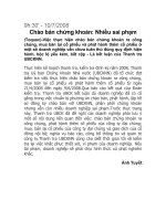 Tài liệu Chào bán chứng khóan: nhiều sai phạm pdf