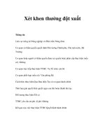 Tài liệu Xét khen thưởng đột xuất docx