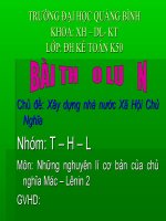 Tài liệu Bài thảo luận 