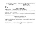 Bài giảng de thi hoc ki lop 7