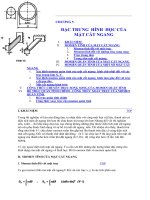 Tài liệu Đặc trưng của mặt cắt ngang pptx