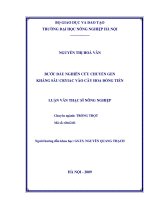 bước đầu nghiên cứu chuyển gen kháng sâu cryiac vào cây hoa đồng tiền 