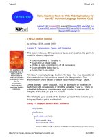 Tài liệu Lesson 2: Expressions, Types, and Variables doc