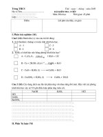 Bài giảng BKT hoa 9