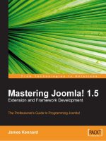 Tài liệu The Professional''''s Guide to Programming Joomla ppt