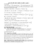 Tài liệu TÓM TẮT KIẾN THỨC CHƯƠNG III KHỐI 12 ( phần 1) ppt