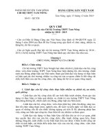 Gián án QUI CHẾ LÀM VIỆC CHI BỘ