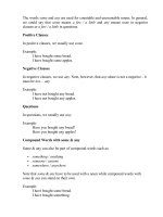 Gián án some and any