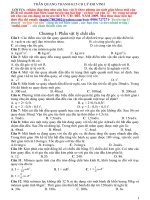 Tài liệu Trắc nghiệm phần cơ học vật lý chất rắn doc
