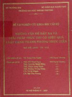 Những vấn đề đặt ra và giải pháp thực thi có hiệu quả luật cạnh tranh trong thực tiễn 
