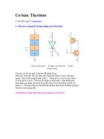 Tài liệu Cơ bản: Thyristor pptx