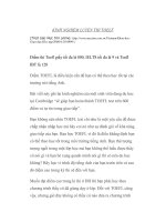 Tài liệu KINH NGHIỆM LUYỆN THI TOELF pdf