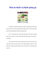 Tài liệu Món ăn thuốc trị bệnh quáng gà doc