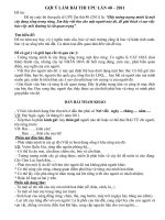 Bài giảng GỢI Ý VIẾT THƯ UPU 40-2011