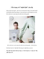 Tài liệu Cẩn trọng với 