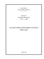 Tài liệu VẬT LIỆU CHỐNG THẤM TRONG XÂY DỰNG PHÂN LOẠI docx