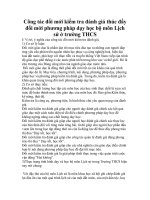 Bài soạn Đổi mới phương pháp kiểm tra đánh giá học sinh