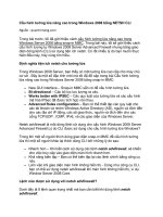 Tài liệu Cấu hình tường lửa nâng cao trong Windows 2008 bằng NETSH CLI pptx