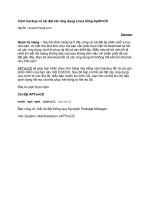 Tài liệu Cách backup và cài đặt các ứng dụng Linux bằng AptOnCD pptx