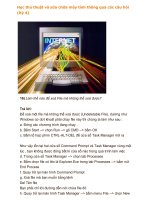 Gián án Sửa máy tính qua các câu hỏi phần 3