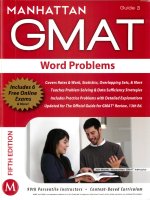 Manhattan GMAT word problems 