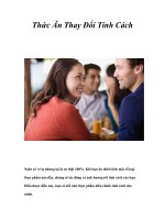 Tài liệu Thức Ăn Thay Đổi Tính Cách pdf