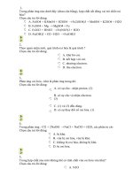 Tài liệu 30 bài tập phản ứng oxi hoá - khử pptx