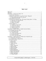 MÔI TRƯỜNG cài đặt và THIẾT kế GIAO DIỆN 